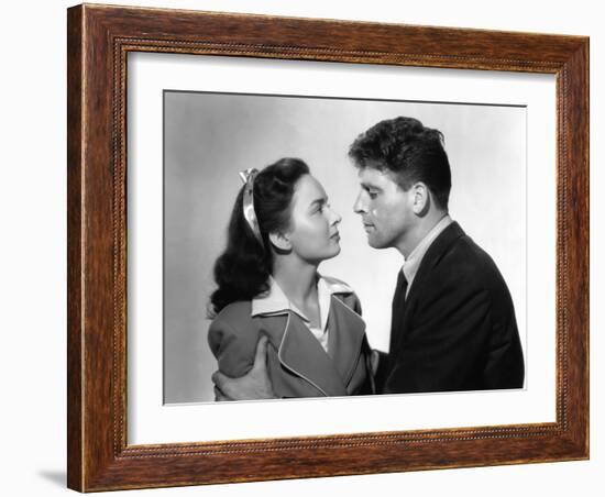 Les demons by la Liberte Brute Force by JulesDassin with Ann Blyth and Burt Lancaster, 1947 (b/w ph-null-Framed Photo