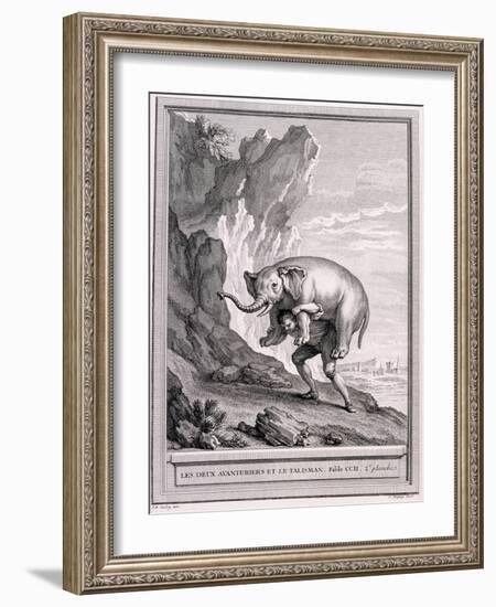 Les Deux Avanturiers Et Le Talisman, C.1755-1759-Jean-Baptiste Oudry-Framed Giclee Print