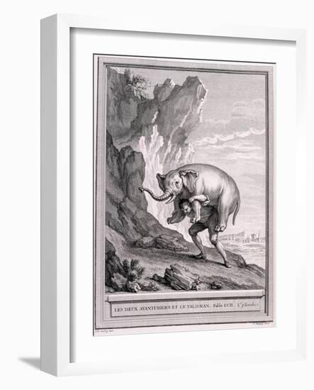 Les Deux Avanturiers Et Le Talisman, C.1755-1759-Jean-Baptiste Oudry-Framed Giclee Print