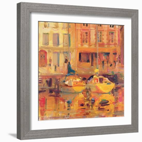 Les Deux Bateaux-Peter Graham-Framed Giclee Print