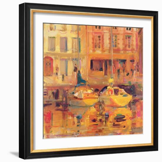 Les Deux Bateaux-Peter Graham-Framed Giclee Print