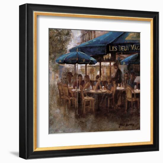 Les Deux Magots-Noemi Martin-Framed Giclee Print