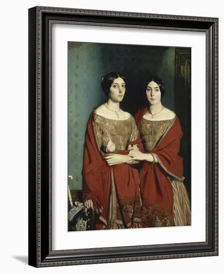 Les Deux Soeurs-Théodore Chasseriau-Framed Giclee Print