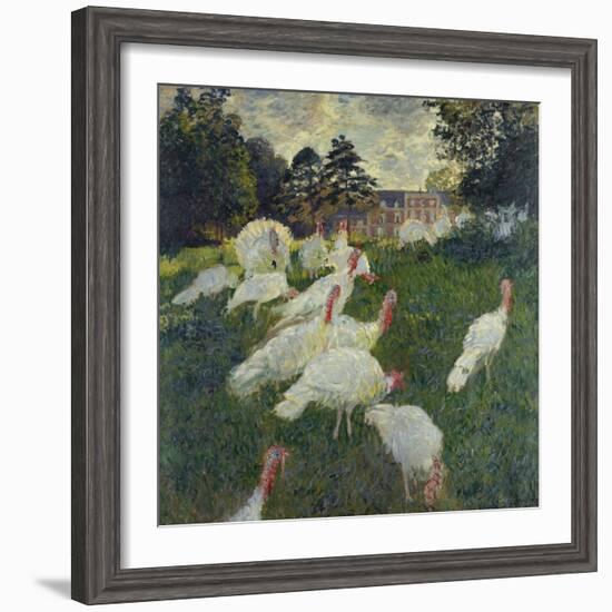 Les Dindons (The Turkeys)-Claude Monet-Framed Giclee Print