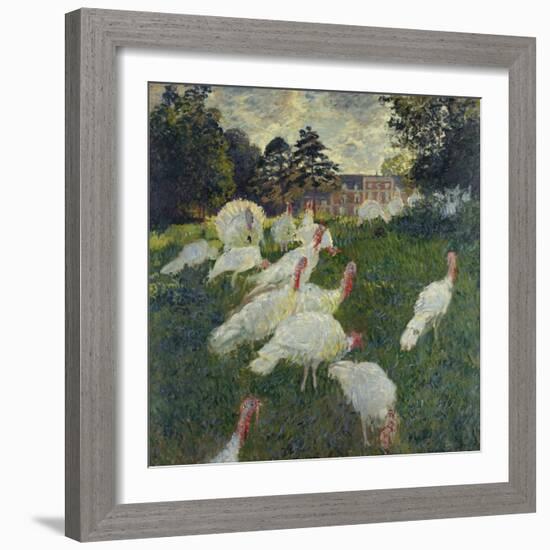 Les Dindons (The Turkeys)-Claude Monet-Framed Giclee Print