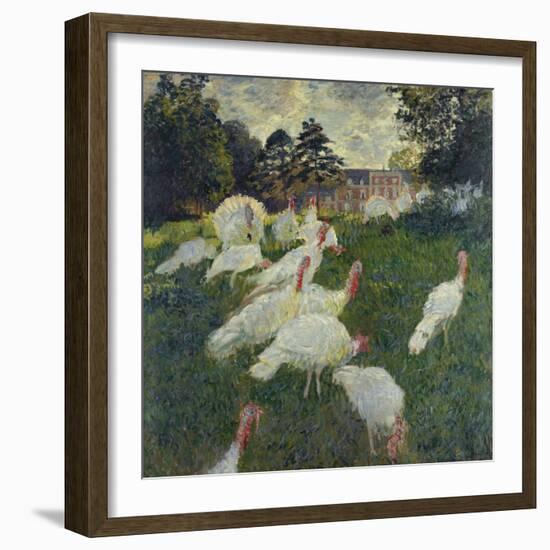 Les Dindons (The Turkeys)-Claude Monet-Framed Giclee Print