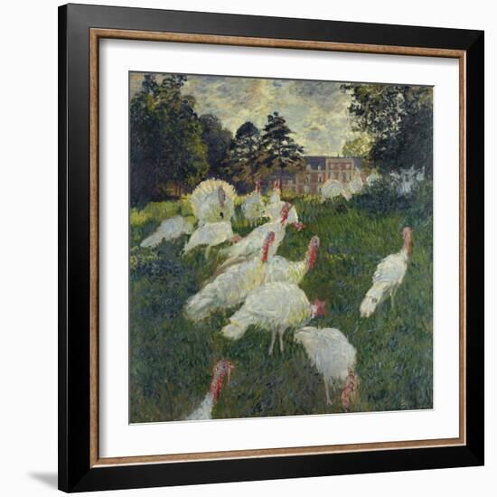 Les Dindons (The Turkeys)-Claude Monet-Framed Giclee Print