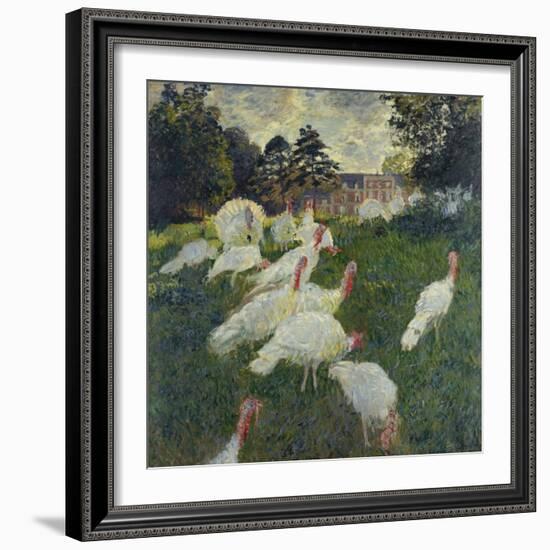 Les Dindons (The Turkeys)-Claude Monet-Framed Giclee Print