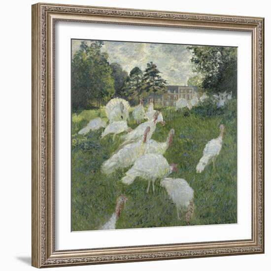 Les dindons-Claude Monet-Framed Giclee Print