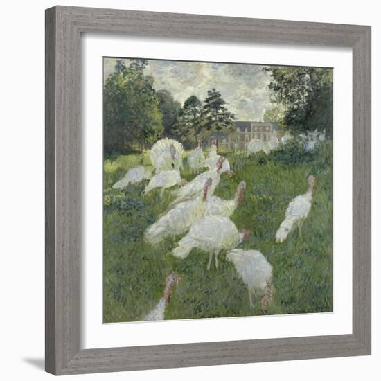 Les dindons-Claude Monet-Framed Giclee Print