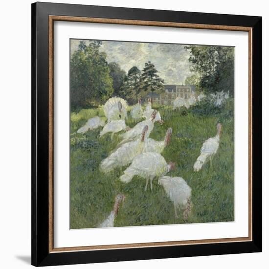 Les dindons-Claude Monet-Framed Giclee Print