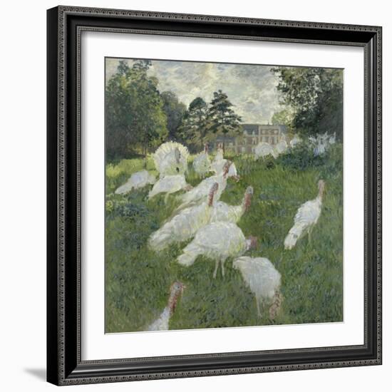 Les dindons-Claude Monet-Framed Giclee Print