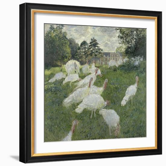 Les dindons-Claude Monet-Framed Giclee Print