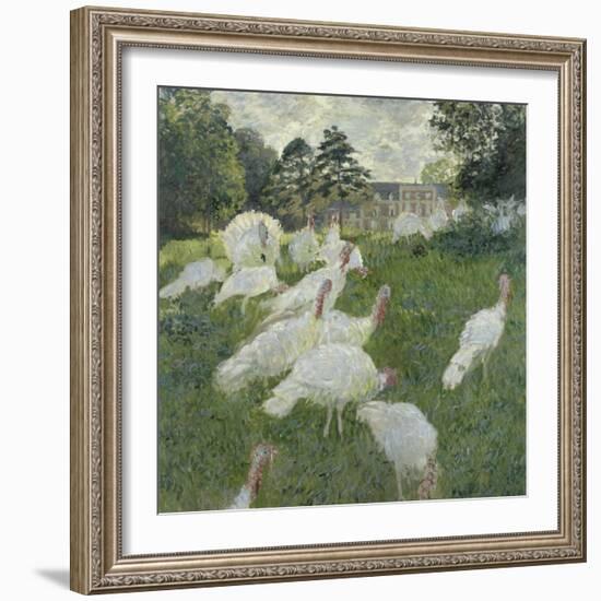 Les dindons-Claude Monet-Framed Giclee Print