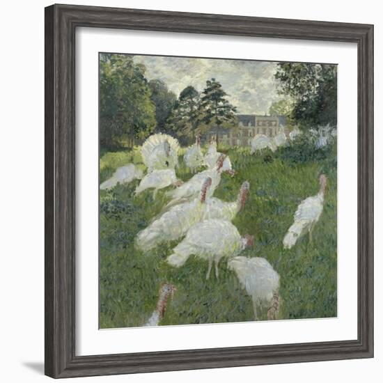 Les dindons-Claude Monet-Framed Giclee Print