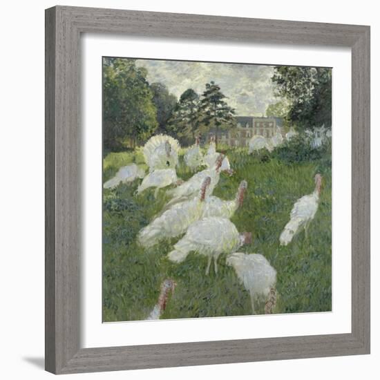 Les dindons-Claude Monet-Framed Giclee Print