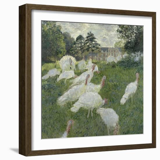 Les dindons-Claude Monet-Framed Giclee Print