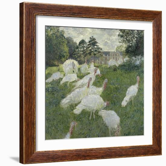 Les dindons-Claude Monet-Framed Giclee Print