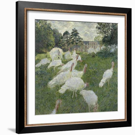 Les dindons-Claude Monet-Framed Giclee Print