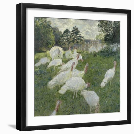 Les dindons-Claude Monet-Framed Giclee Print