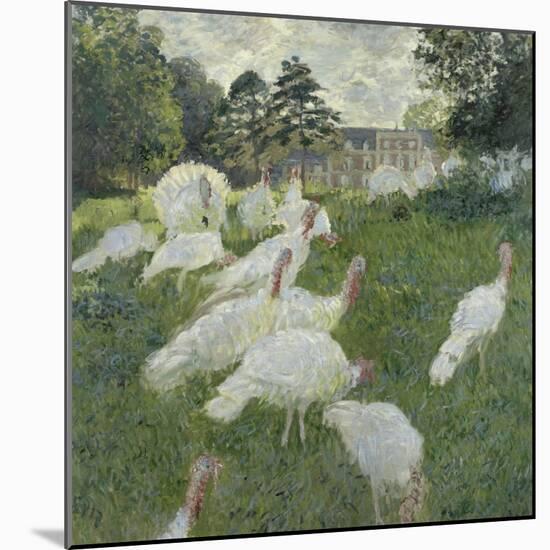 Les dindons-Claude Monet-Mounted Giclee Print