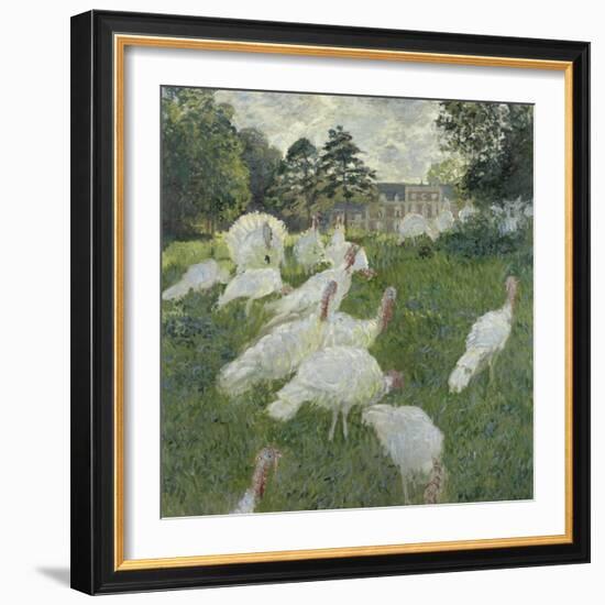 Les dindons-Claude Monet-Framed Giclee Print