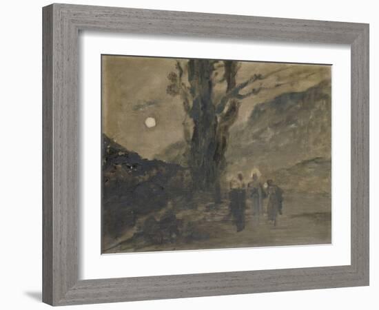 Les Disciples d'Emmaüs-Gustave Moreau-Framed Giclee Print