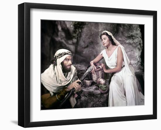 Les dix commandements (The ten Commandements) by CecilDeMille with Charlton Heston (Moise, Moses) a-null-Framed Photo