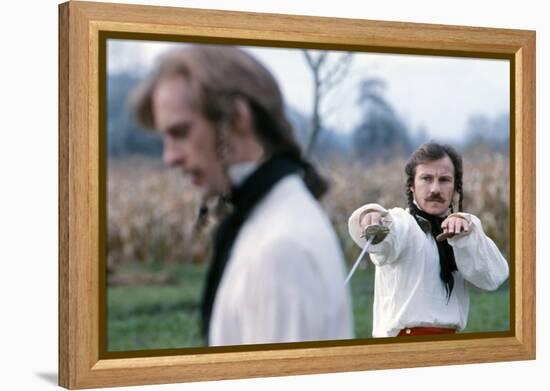 Les Duellistes THE DUELLISTS by RidleyScott with Harvey Keitel and Keith Carradine, 1977 (photo)-null-Framed Stretched Canvas