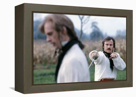 Les Duellistes THE DUELLISTS by RidleyScott with Harvey Keitel and Keith Carradine, 1977 (photo)-null-Framed Stretched Canvas