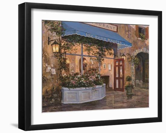 Les Duex Magots-Vladimir-Framed Art Print