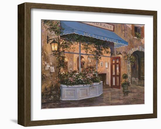 Les Duex Magots-Vladimir-Framed Art Print