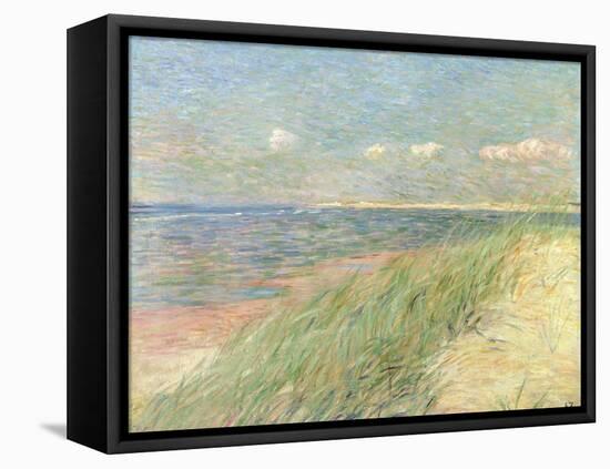 Les Dunes Du Zwin, Knokke, 1887-Théo van Rysselberghe-Framed Premier Image Canvas