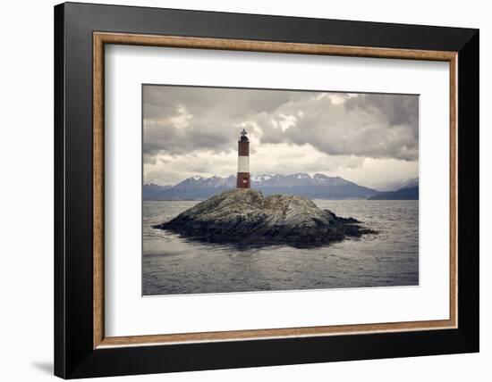 Les Eclaireurs lighthouse, Tierra del Fuego, Argentina, South America-Fernando Carniel Machado-Framed Photographic Print