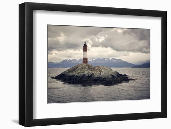 Les Eclaireurs lighthouse, Tierra del Fuego, Argentina, South America-Fernando Carniel Machado-Framed Photographic Print