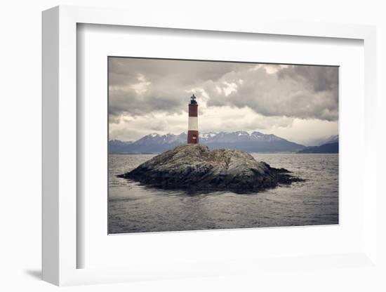 Les Eclaireurs lighthouse, Tierra del Fuego, Argentina, South America-Fernando Carniel Machado-Framed Photographic Print