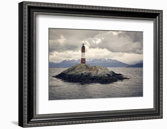 Les Eclaireurs lighthouse, Tierra del Fuego, Argentina, South America-Fernando Carniel Machado-Framed Photographic Print