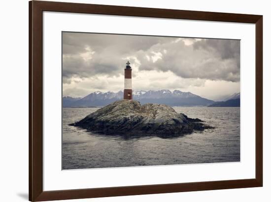 Les Eclaireurs lighthouse, Tierra del Fuego, Argentina, South America-Fernando Carniel Machado-Framed Photographic Print