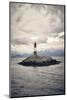 Les Eclaireurs lighthouse, Tierra del Fuego, Argentina, South America-Fernando Carniel Machado-Mounted Photographic Print