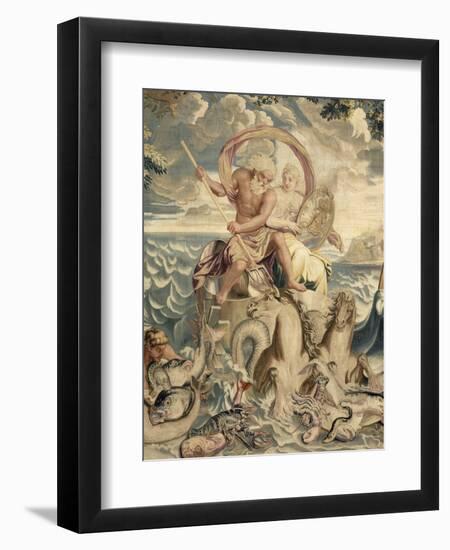 Les Eléments. L'eau. Le Char de Neptune-Charles Le Brun-Framed Giclee Print