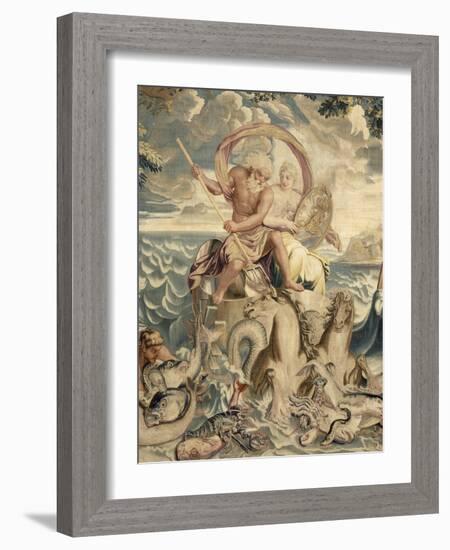 Les Eléments. L'eau. Le Char de Neptune-Charles Le Brun-Framed Giclee Print
