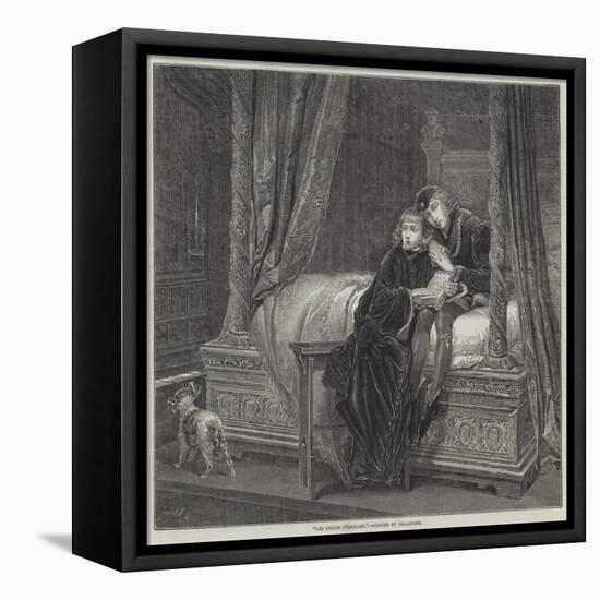 Les Enfants D'Edouard-Hippolyte Delaroche-Framed Premier Image Canvas