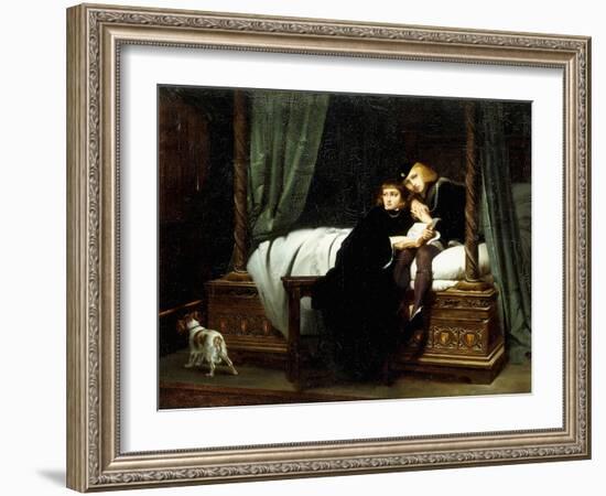 Les Enfants D'Edouard-Hippolyte Delaroche-Framed Giclee Print