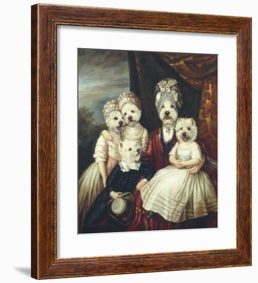 Les Enfants de la Comtesse II-Thierry Poncelet-Framed Premium Giclee Print