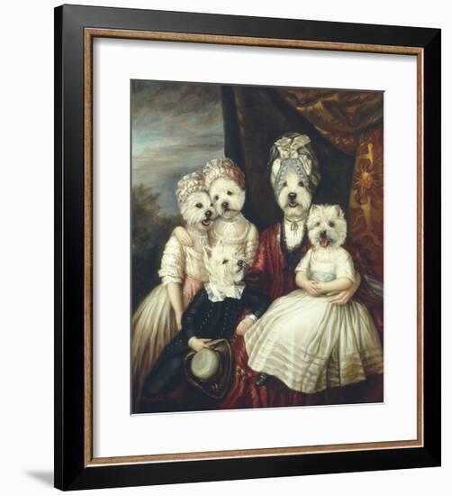Les Enfants de la Comtesse II-Thierry Poncelet-Framed Premium Giclee Print