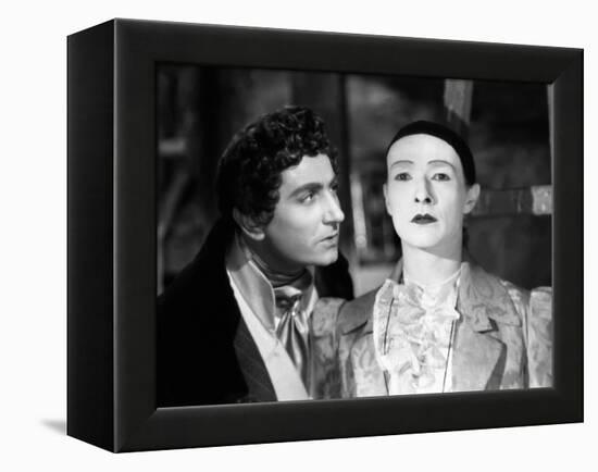 LES ENFANTS DU PARADIS directed by MarcelCarne with Pierre Brasseur and Jean-Louis Barrault, 1944 (-null-Framed Stretched Canvas