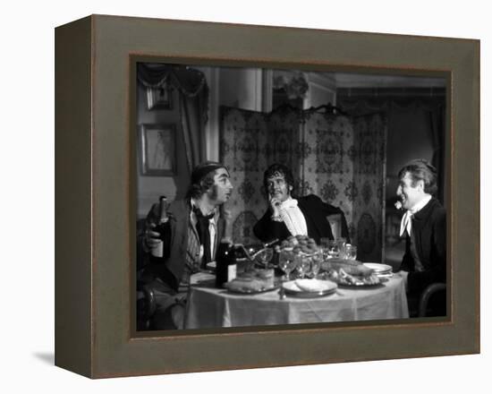 LES ENFANTS DU PARADIS directed by MarcelCarne with Pierre Brasseur, Marcel Herrand and Fabien Lori-null-Framed Stretched Canvas