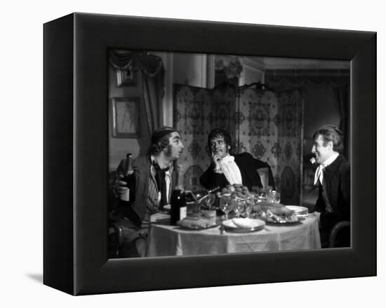 LES ENFANTS DU PARADIS directed by MarcelCarne with Pierre Brasseur, Marcel Herrand and Fabien Lori-null-Framed Stretched Canvas