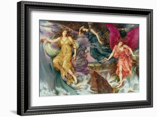 Les Esprits De La Tempete - the Storm Spirits , by De Morgan, Evelyn (1855-1919). Oil on Canvas, C.-Evelyn De Morgan-Framed Giclee Print