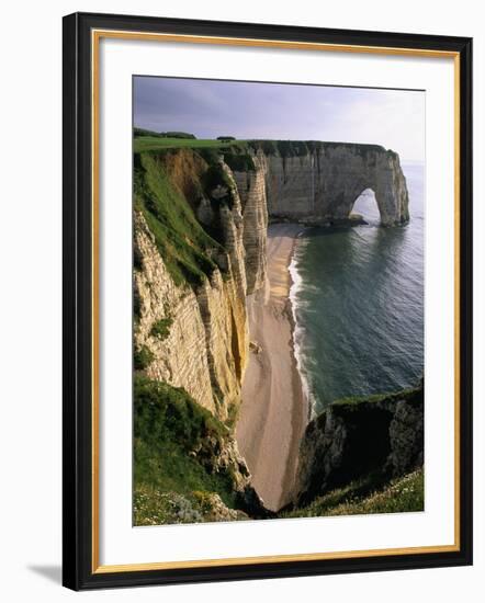 Les Falaises Cliffs-Christophe Boisvieux-Framed Photographic Print